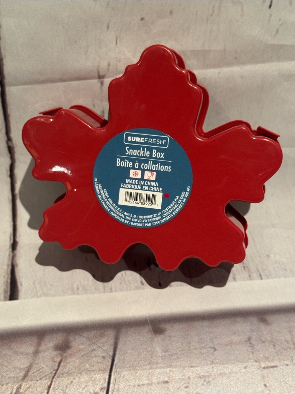 NWT SureFresh Fall Leaf Snackle Box 3 Piece Set - Picture 10 of 16